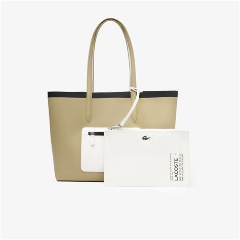 lacoste tote bag original vs fake|lacoste reversible tote bag price.